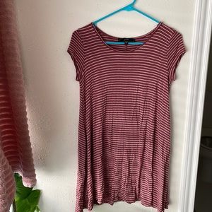 Striped T-shirt dress